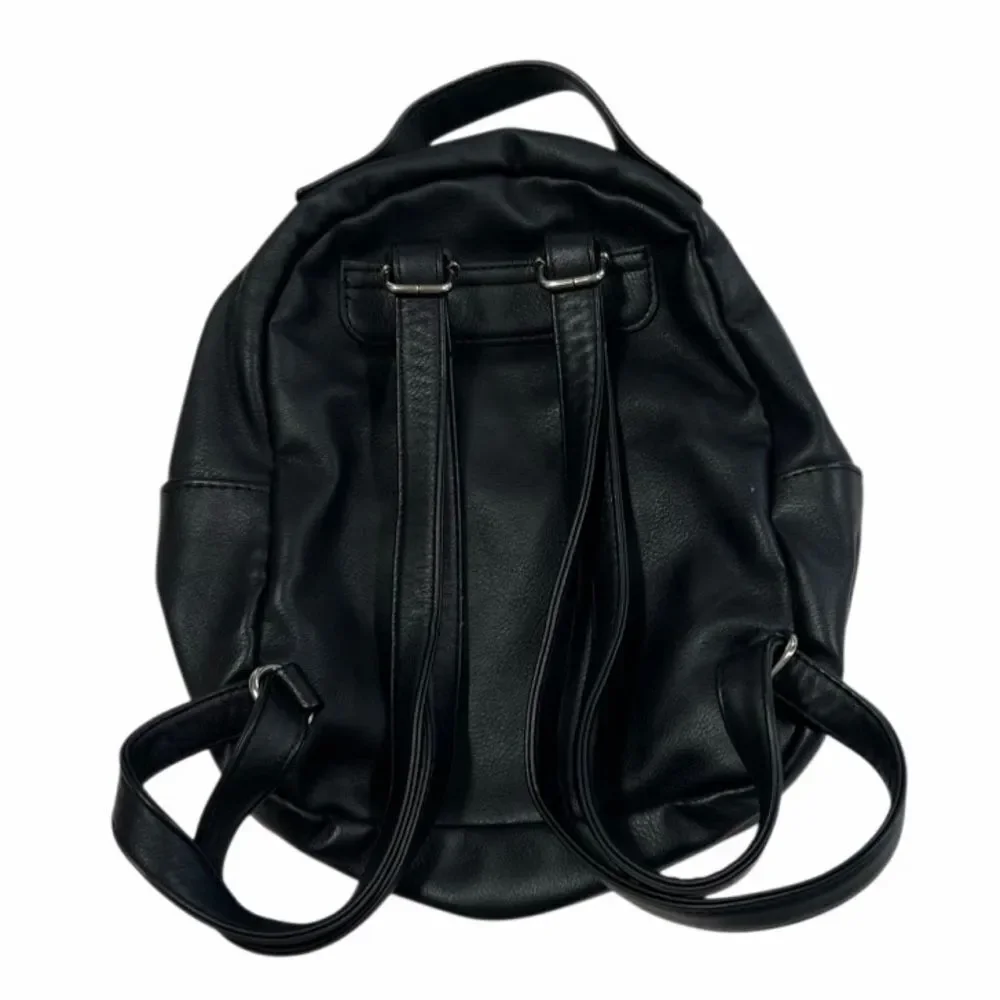 Wild Fable Black Leather Mini Backpack